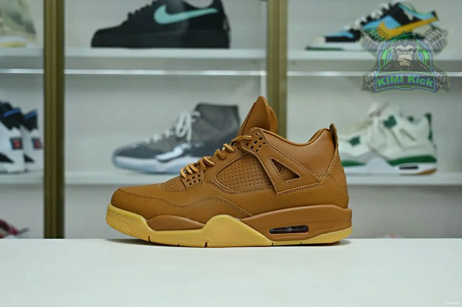 Jordan Air 4 wheat Jordan Kimikick ginger retro 0425
